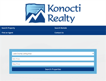 Tablet Screenshot of konoctirealty.com